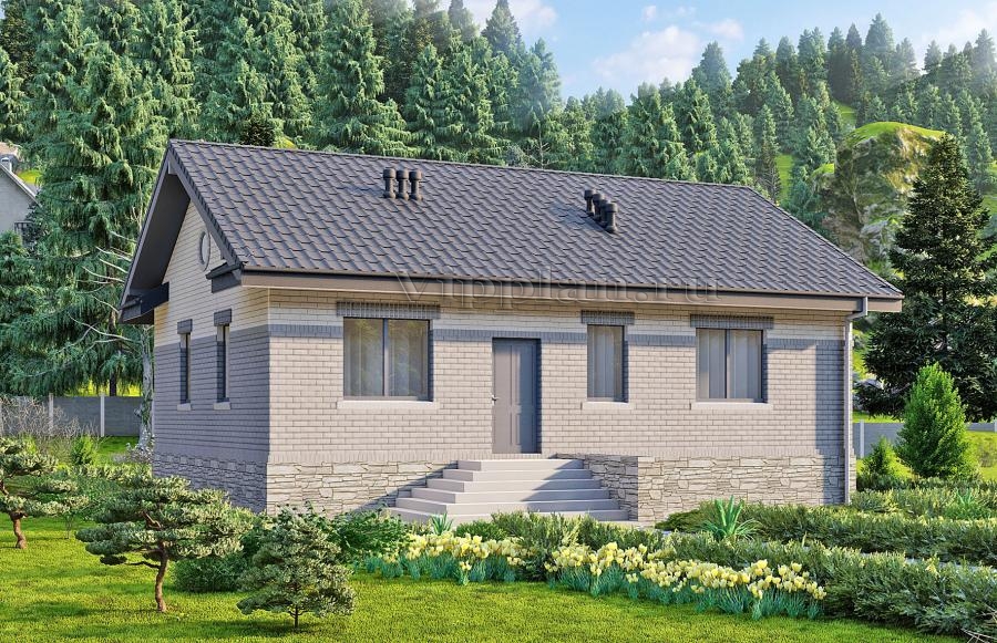 Одноэтажный жилой дом